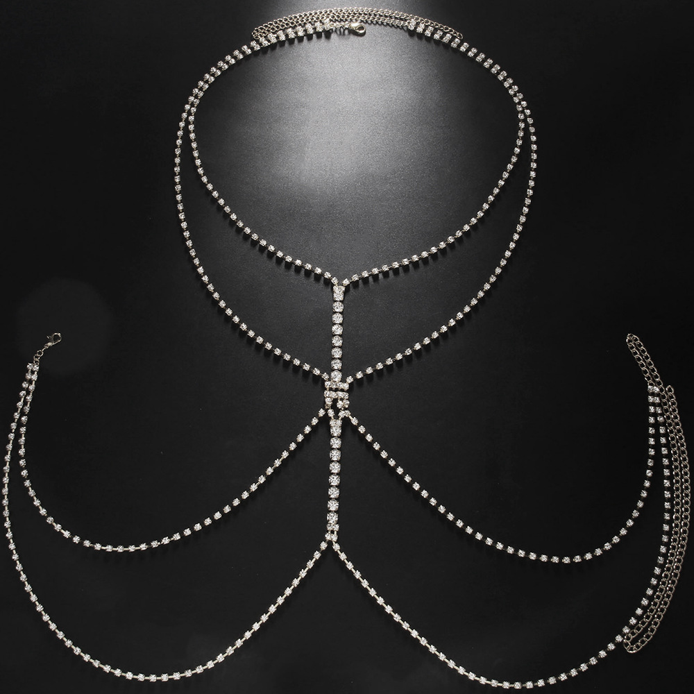 Chaîne de corps multicouche en - Body Jewelry Gold Plated avis et prix