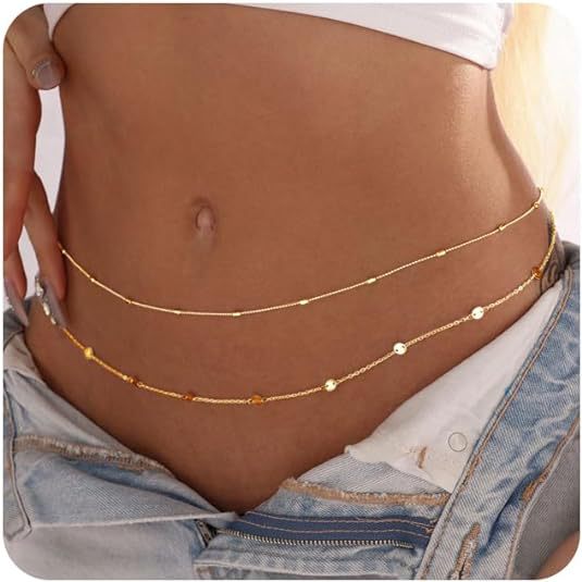 Chaîne de corps étanche pour f - Body Jewelry Gold Plated avis et prix