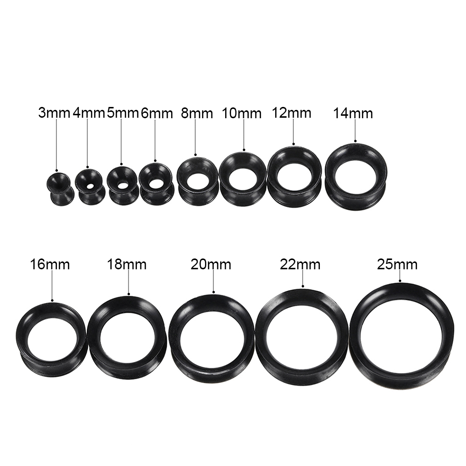 30 pcs/lot Silicone Flexible o - Body Jewelry Ear Plugs avis et prix