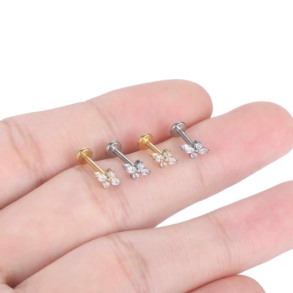1 pièce Bijou de piercing labr - Flat Back Labret Stud avis et prix