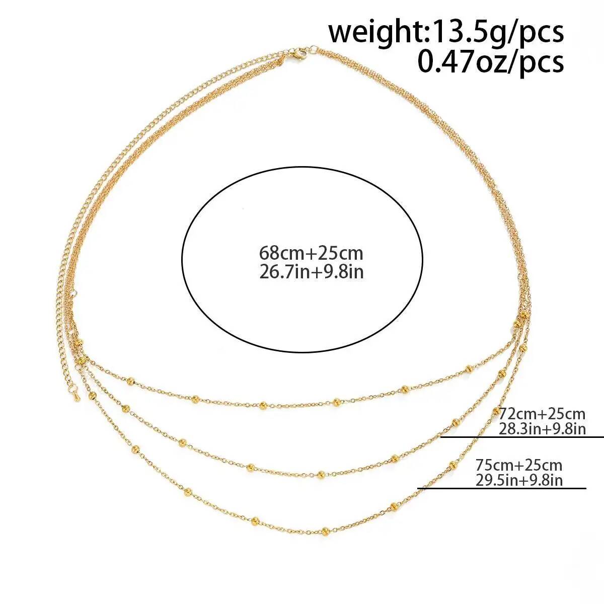 IngeSight.Z Chaîne de taille m - Body Jewelry Gold Plated avis et prix