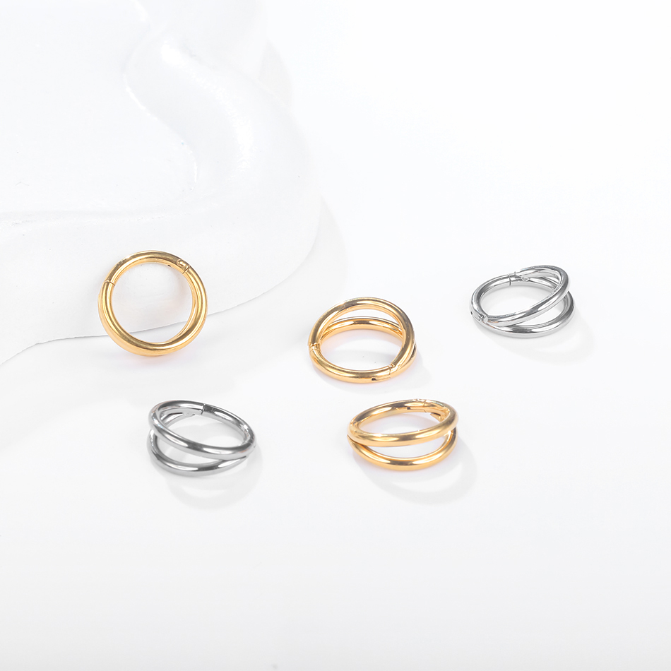 Boucles d'oreilles en titane p - Septum Clicker Ring avis et prix