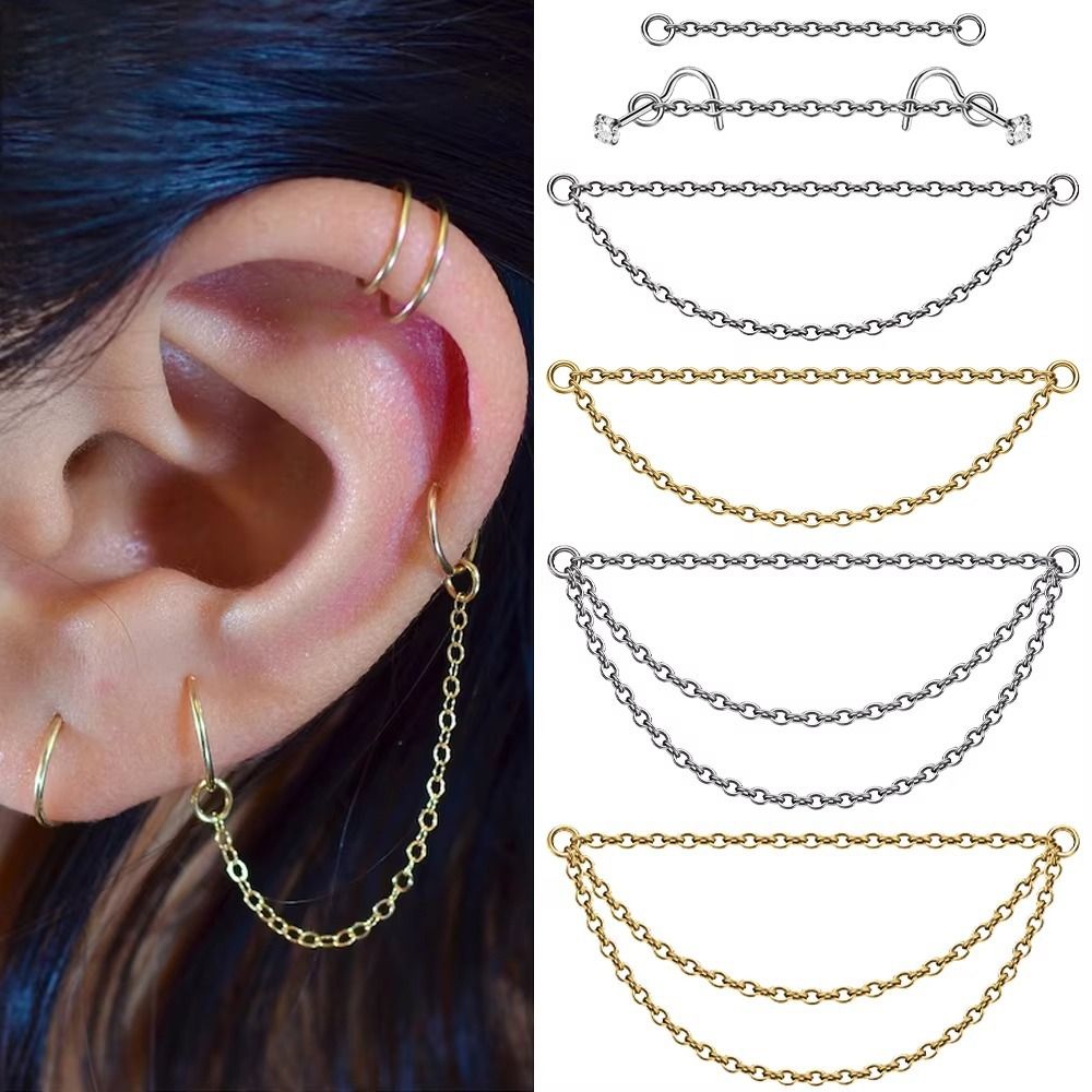 Chaîne de nez en titane tendan - Body Jewelry And Piercing avis et prix