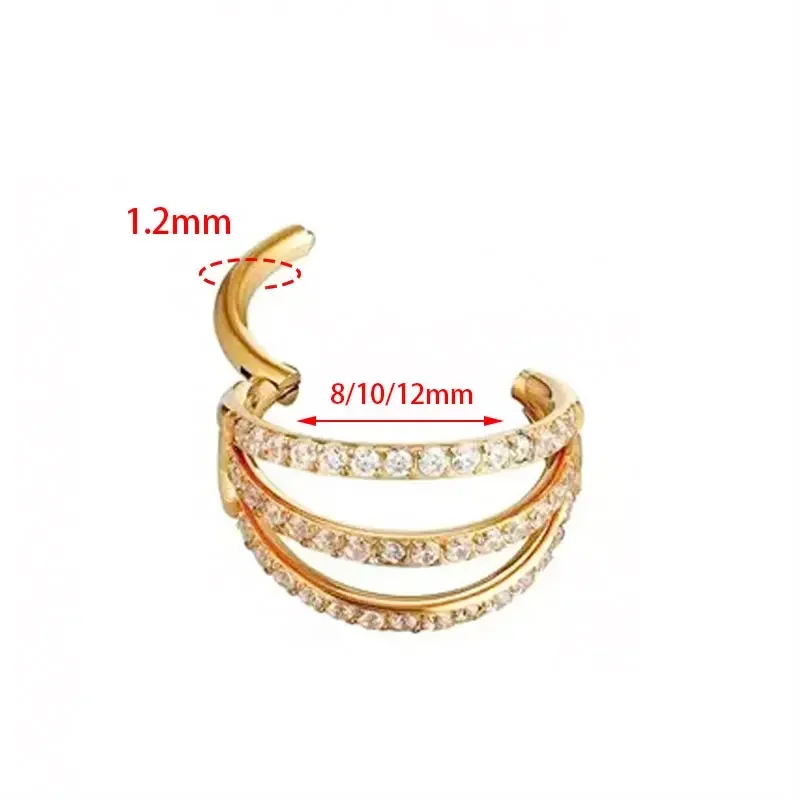 Anneau de nez à Segment articu - Septum Clicker Ring avis et prix