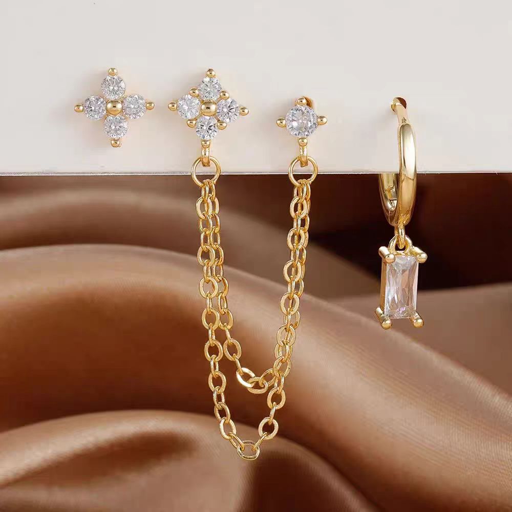 Ensemble de 3 boucles d'oreill - Body Jewels avis et prix